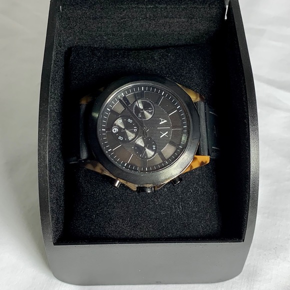 Armani Exchange Homme Ax2610 Black Silicone Watch - Picture 3 of 10